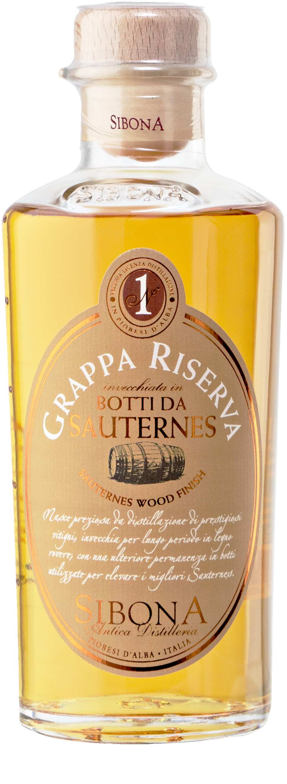 Sibona Grappa Riserva Botti Da Sauternes Petit Clos