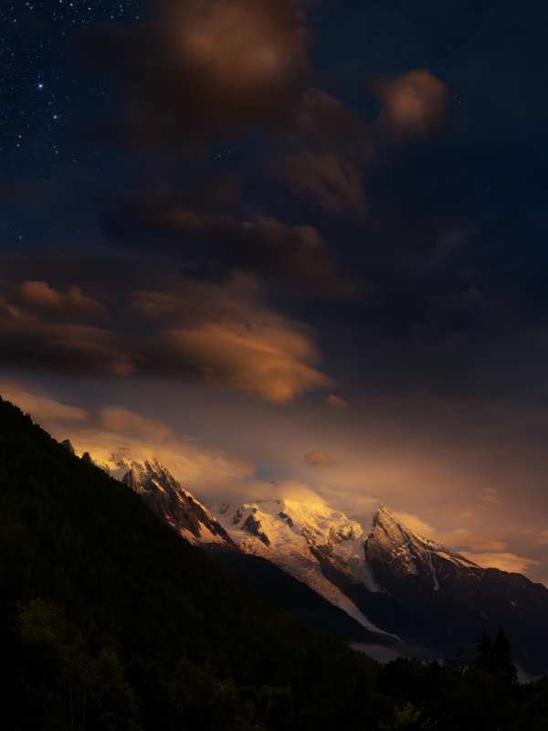 Fine Art Foto U XI ‘Mont Blanc’