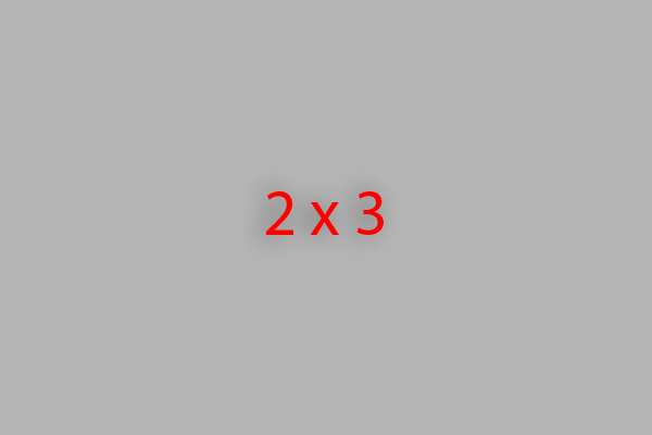 Verhouding 2 x 3 II