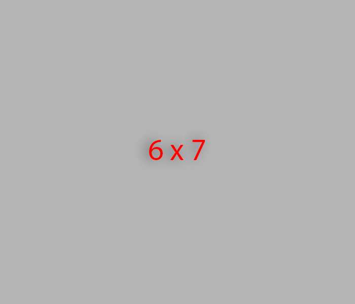Verhouding 6 x 7