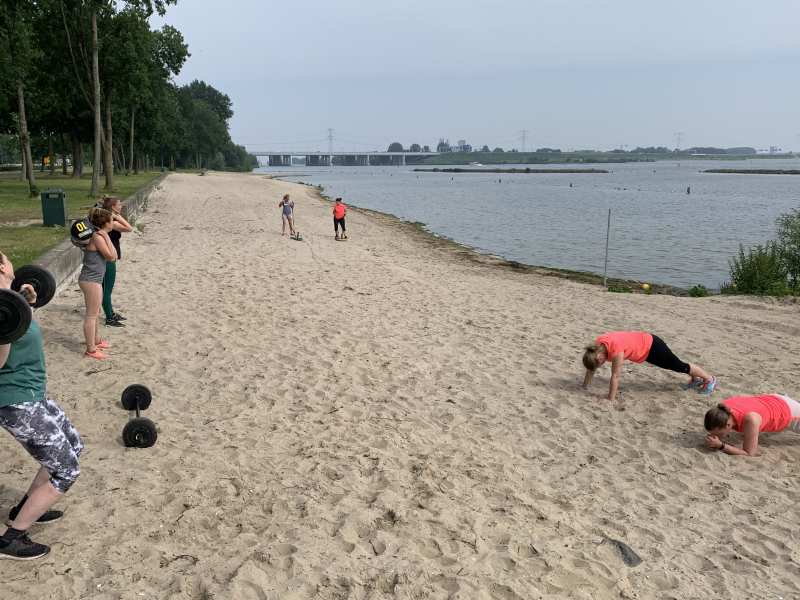 Foto Bootcamp lessen op het strand