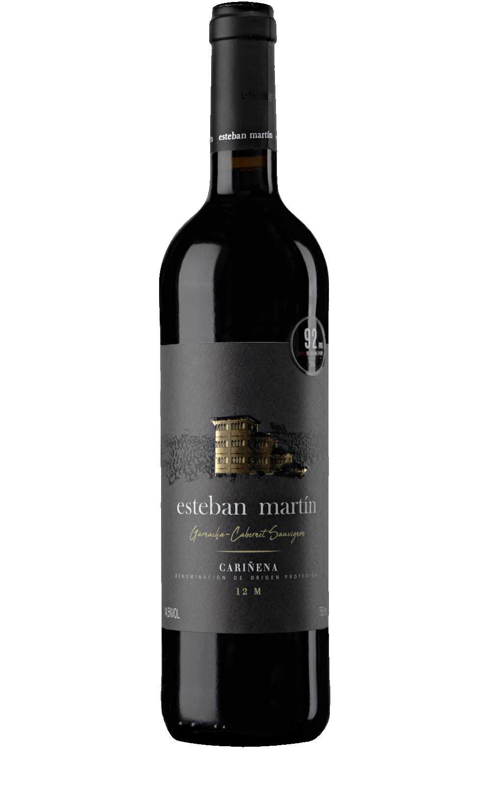 Bodega Esteban Martin Garnacha/Cabernet Sauvignon Reserva 12M vegan Cariñena Spanje