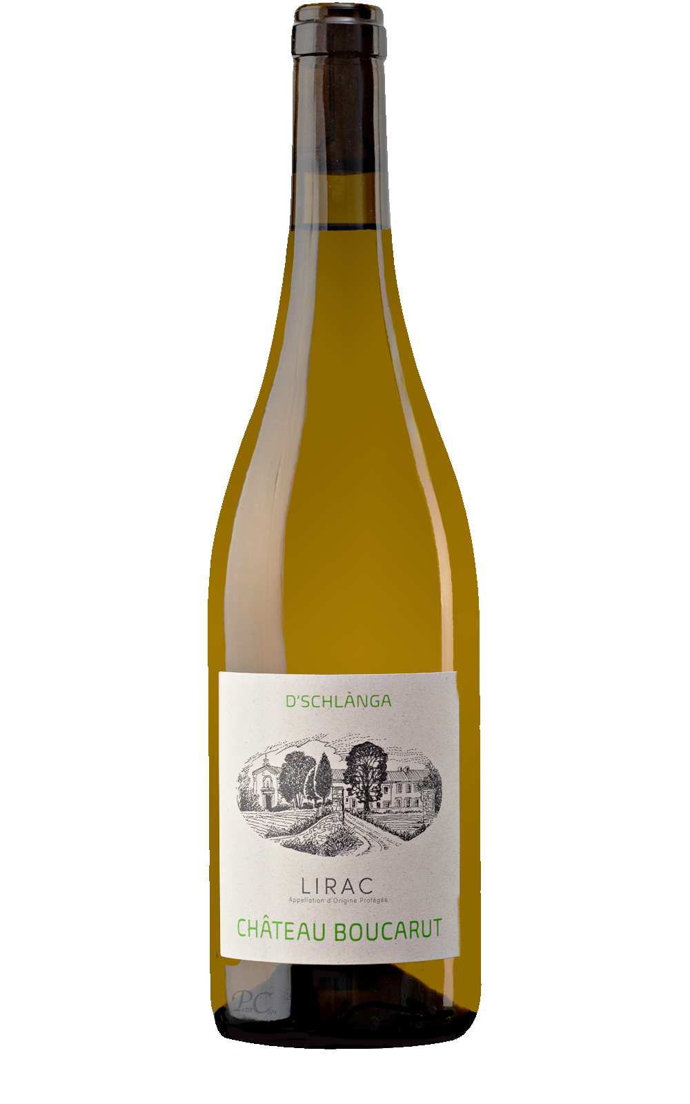Chateau Boucarut Lirac Blanc D'Schlànga Roussanne Viognier