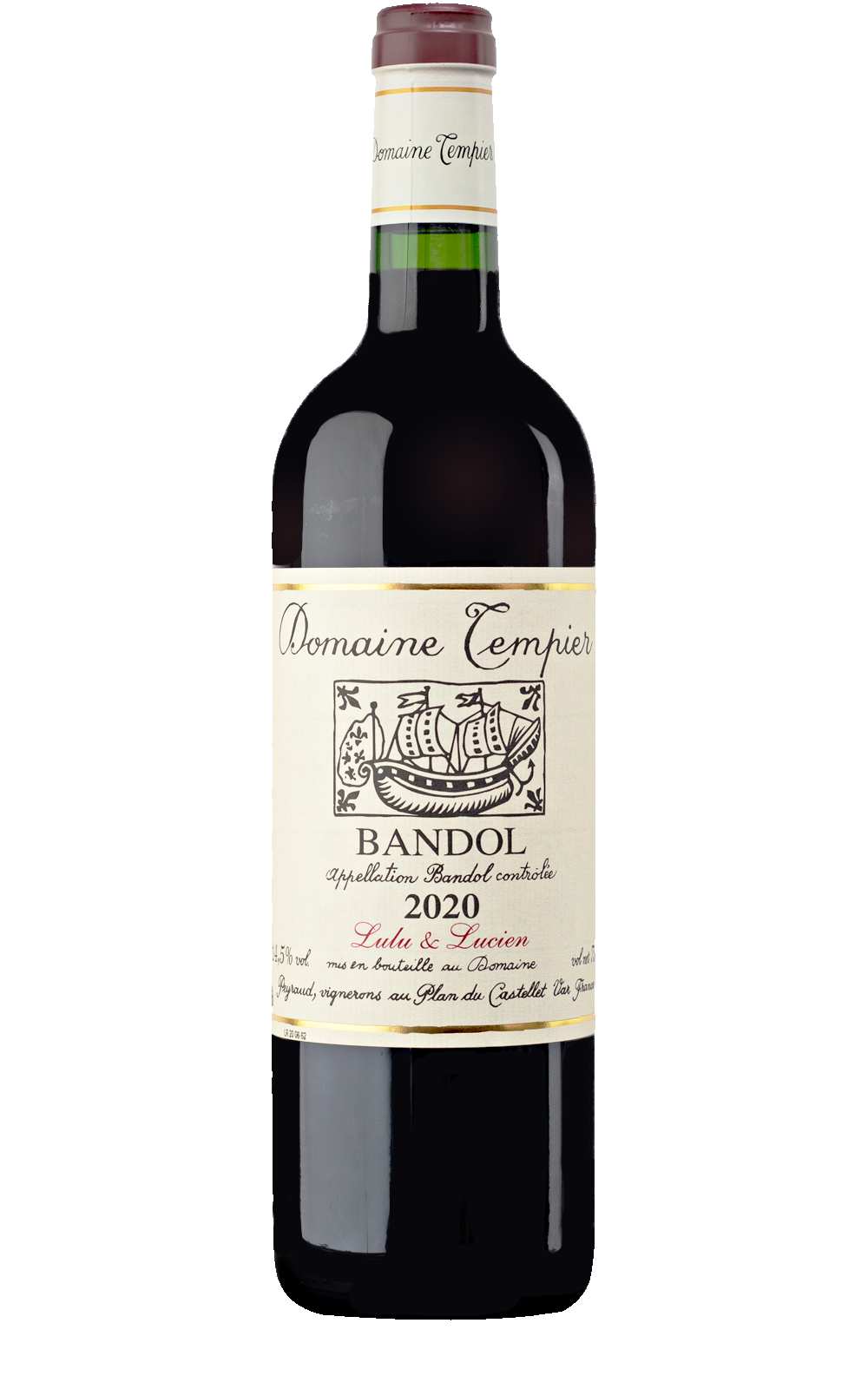 Domaine Tempier Bandol Rouge Cuvée Classique Lulu & Lucien