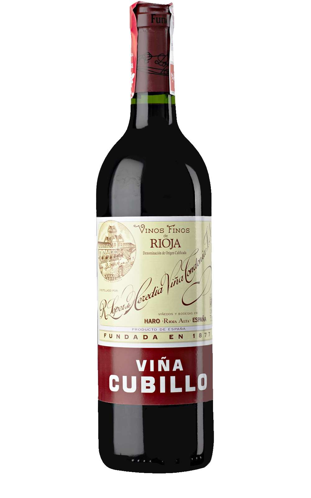 Lopez de Heredia Cubillo Crianza Tempranillo Tinto Tondonia Rioja Haro Spain