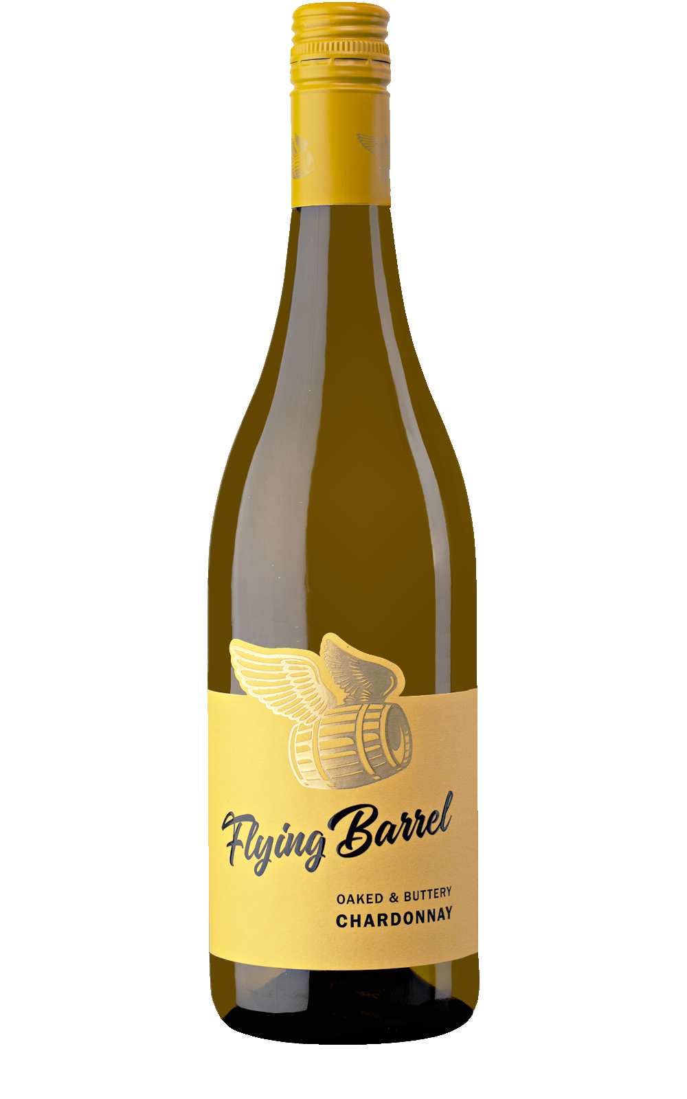 Oaked Buttery Chardonnay Flying Barrel Zuid-Afrikaanse witte wijn