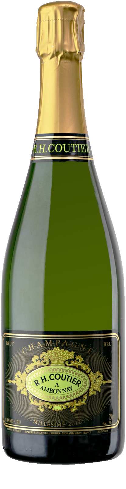 Productfoto Champagne Coutier Grand Cru Millésime 2012 Brut