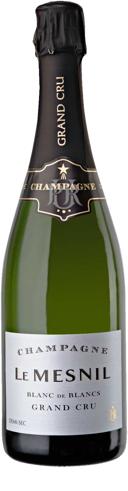 Productfoto Champagne Le Mesnil Blanc de Blancs Demi-Sec