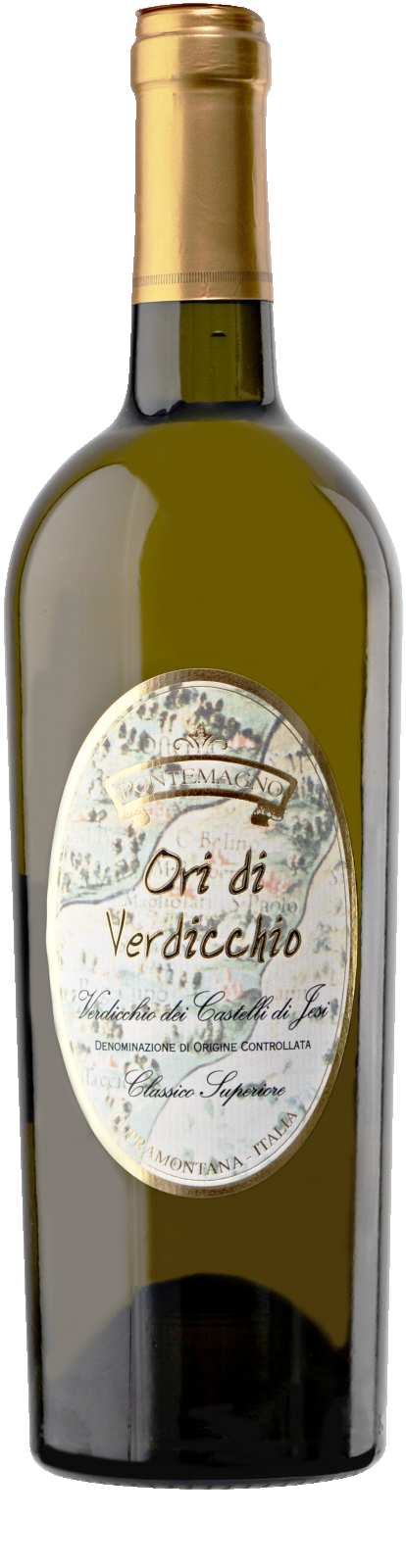 Ori di Verdicchio dei Castelli di Jesi Classico Superiore Pontemagno de Marken Marche Italië