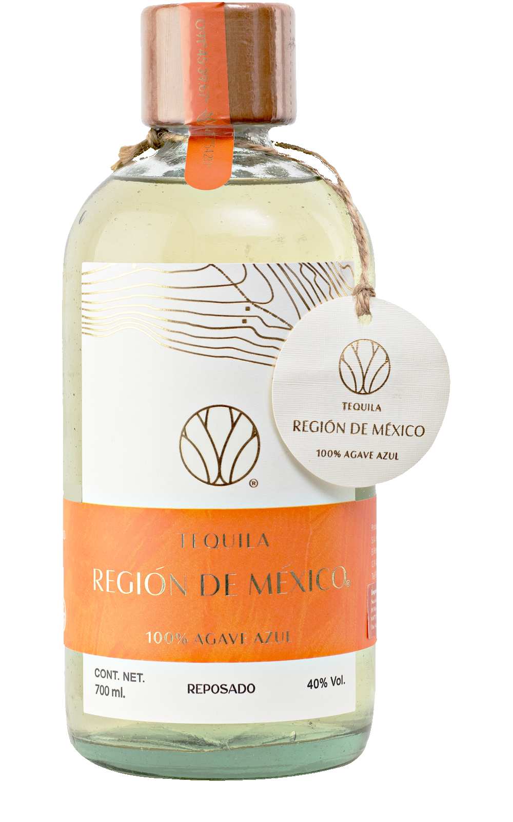 Tequila Región de Mexico Reposado Jalisco Blue Weber Agave