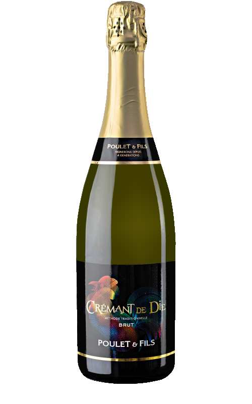 Poulet et Fils Crémant de Die Brut Rhône Frankrijk