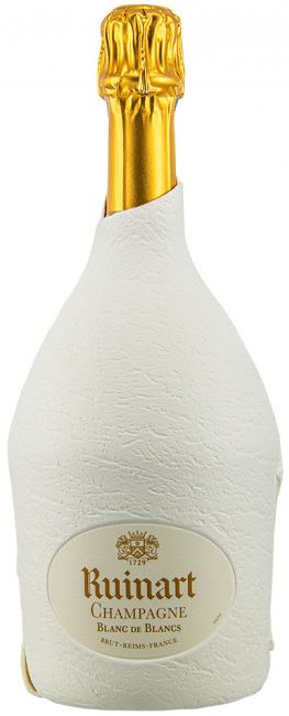 Ruinart Blanc de Blancs Champagne with skin Reims Chardonnay
