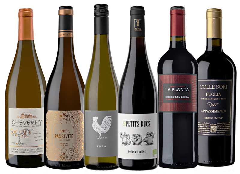 Lekkere kerstwijnen proefdoos