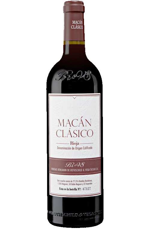 Vega Sicilia Macán Clásico Benjamin de Rothschild Rioja Spain