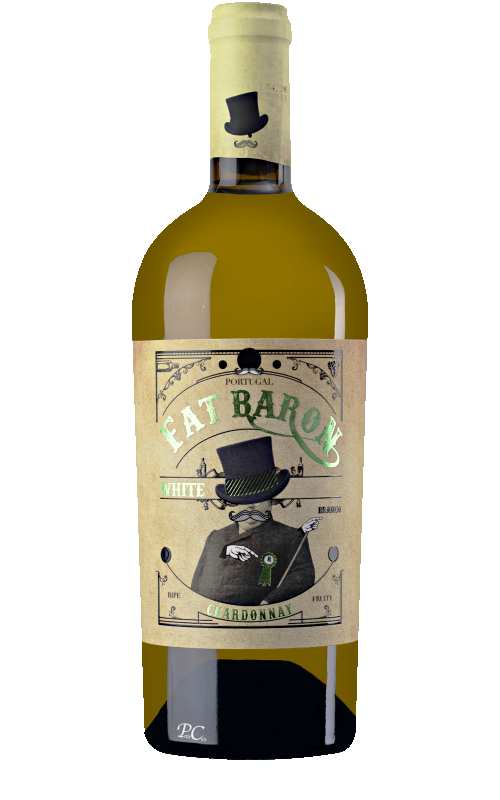 Vinho Branco Fat Baron Chardonnay Peninsula de Setubal Portugal