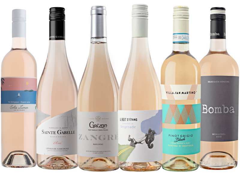 Proefbox Rosé wijn Frankrijk Spanje Italië zomer voorjaar