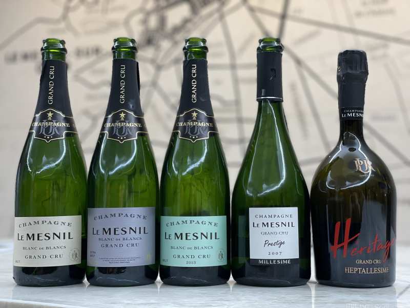 Champagne Le Mesnil assortiment
