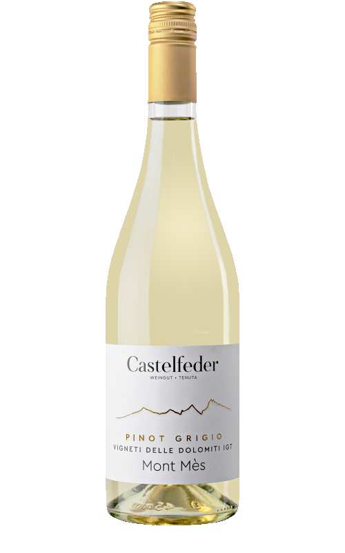 Castelfeder Mont Mès Pinot Grigio Alto Adige Italië Dolomieten