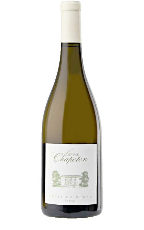 Chapoton Blanc Cotes du Rhône Frankrijk Domaine biologische witte wijn
