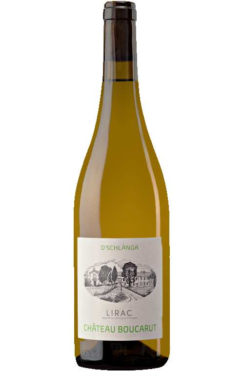 Chateau Boucarut Lirac Blanc D'Schlànga Roussanne Viognier