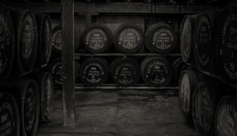 Glengyle Distillery casks