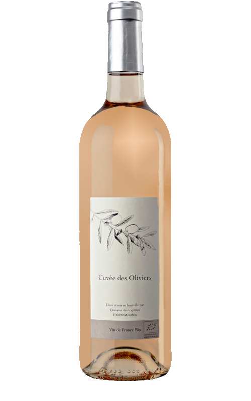 Montfrin Cuvée des Oliviers Gris Rosé Rhône France organic wine