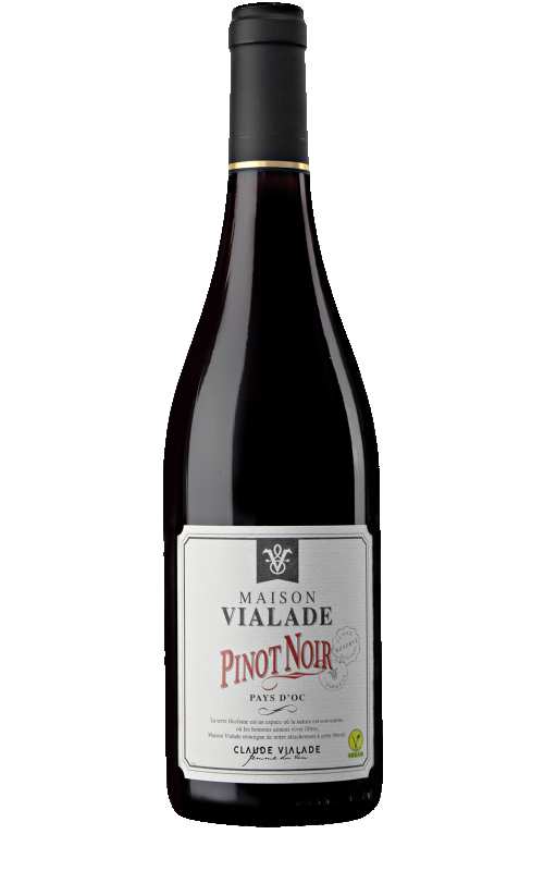 Pays d'Oc Pinot Noir Maison Vialade Frankrijk biologische rode wijn