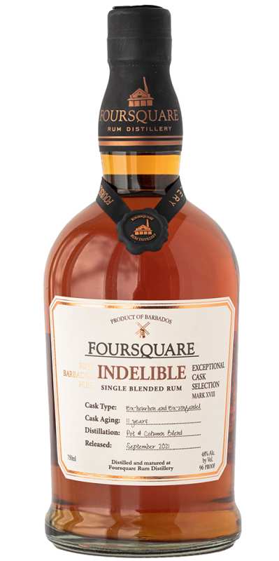 Productfoto Foursquare Indelible 11y Single Blended Rum