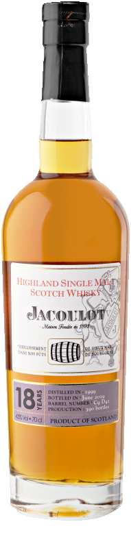 Jacoulot 18y Single Malt Maison Jacoulot Bourgogne Tullibardine Highland's Schotland