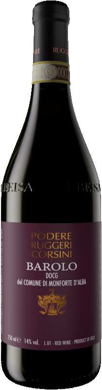 Ruggeri Corsini Barolo del Comune di Monforte d'Alba Nebbiolo Italy